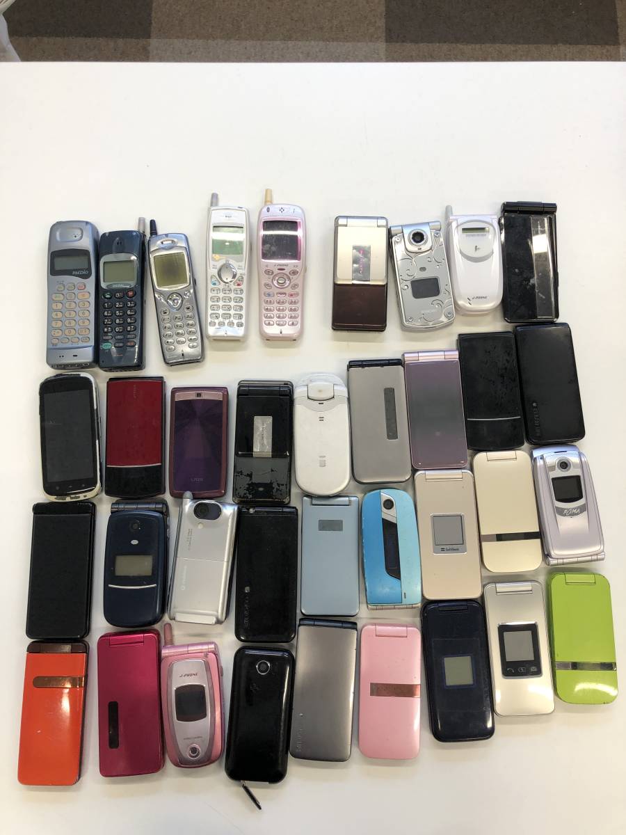 ガラケー10台まとめ売り ガラケー まとめて 大量 36台 ジャンク 携帯電話 ガラケー ジャンク 36