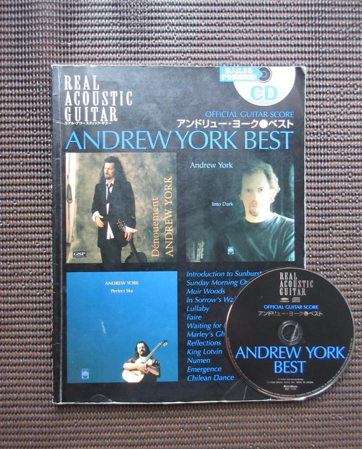 【楽譜】「アンドリュー・ヨーク ベスト」ヨーク本人によるデモ演奏CD付 リアルアコースティックギター アンドリューヨークベスト (ヨーク本人