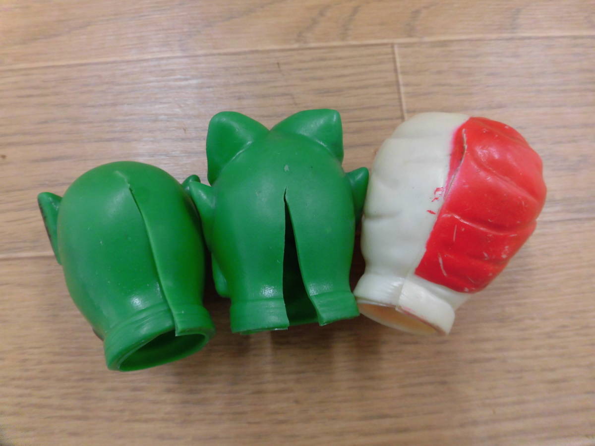 愛の戦士レインボーマン☆1970年代の希少ソフビフィギュア☆高さ約15cm