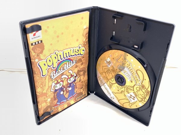中古品】PS2 ソフト KONAMI ポップンミュージック 7～10 Best Hits 計5