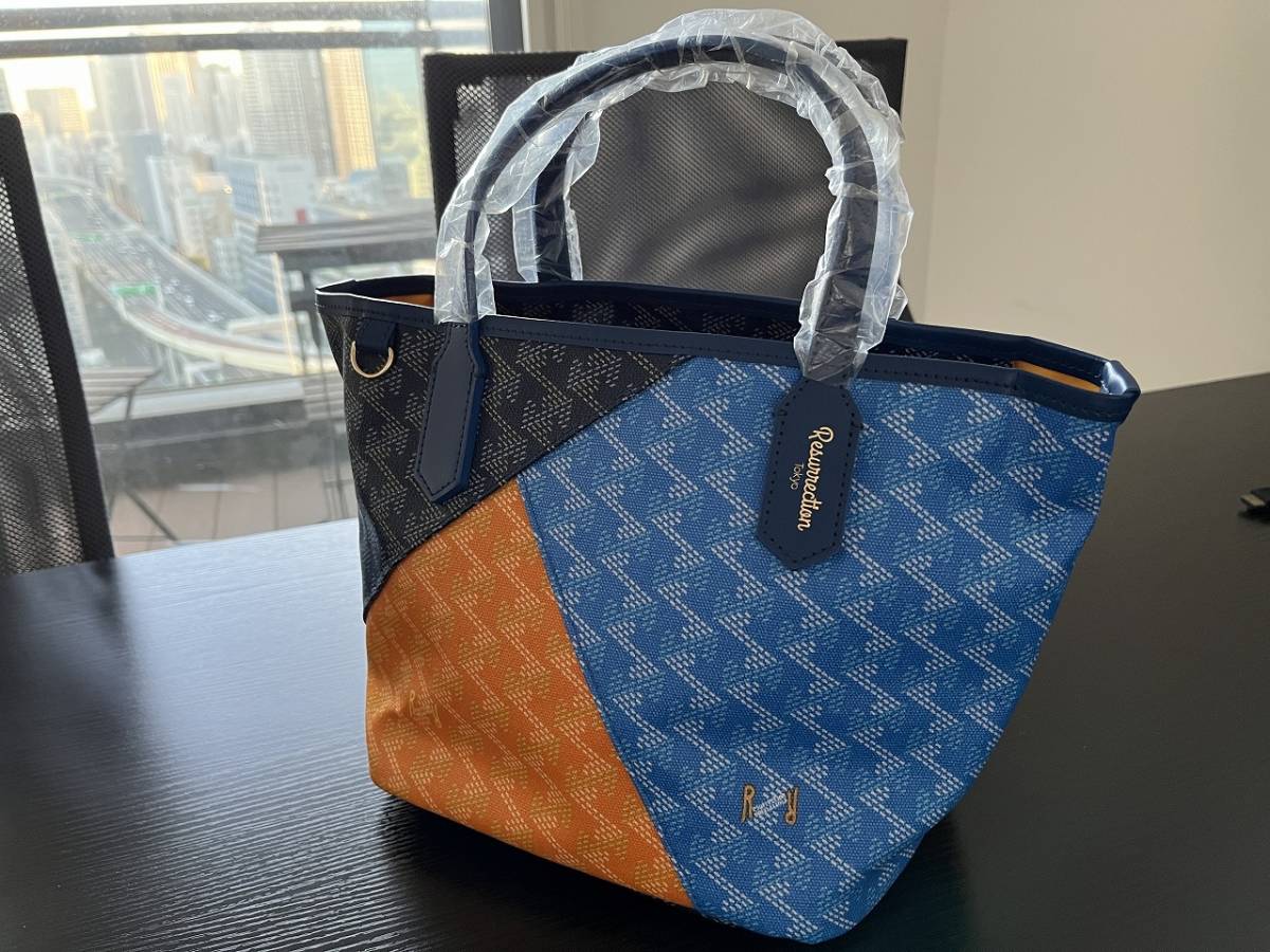 【限定】別注 LIMITED LANIUS FAT レザレクション リミテッド ラニウス ファット マルチネイビー カートバッグ ラウンド 小物 バック