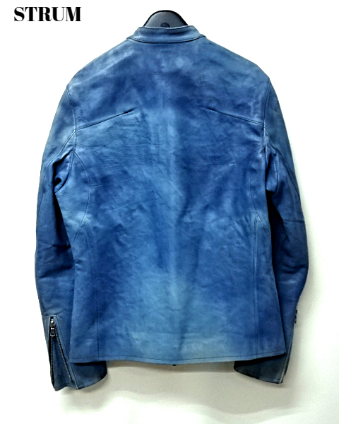 M ¥203,500【STRUM フルタンニン鞣し ジャパンカーフスキン Burning