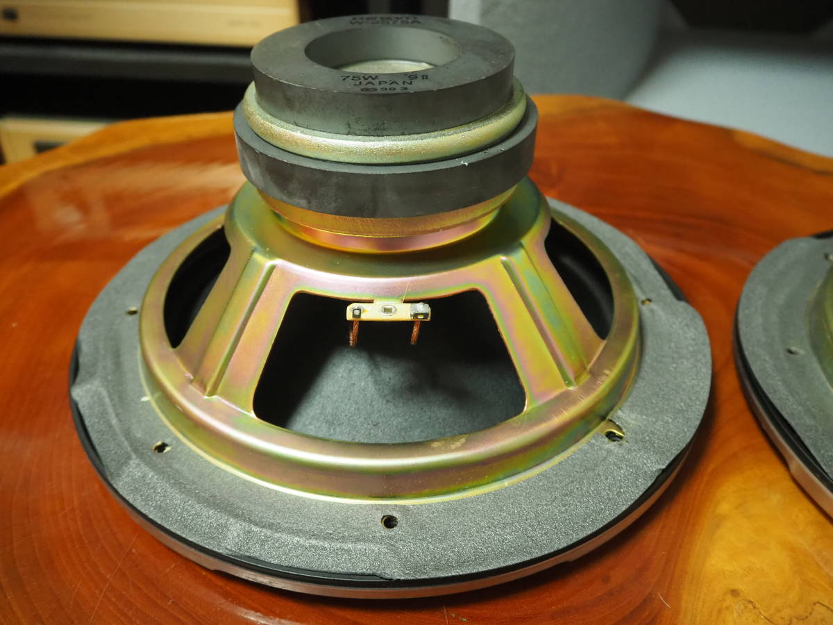 ONKYO D-77FXII 27cmウーファー 動作品 ペア【B-289-1】tone quality 