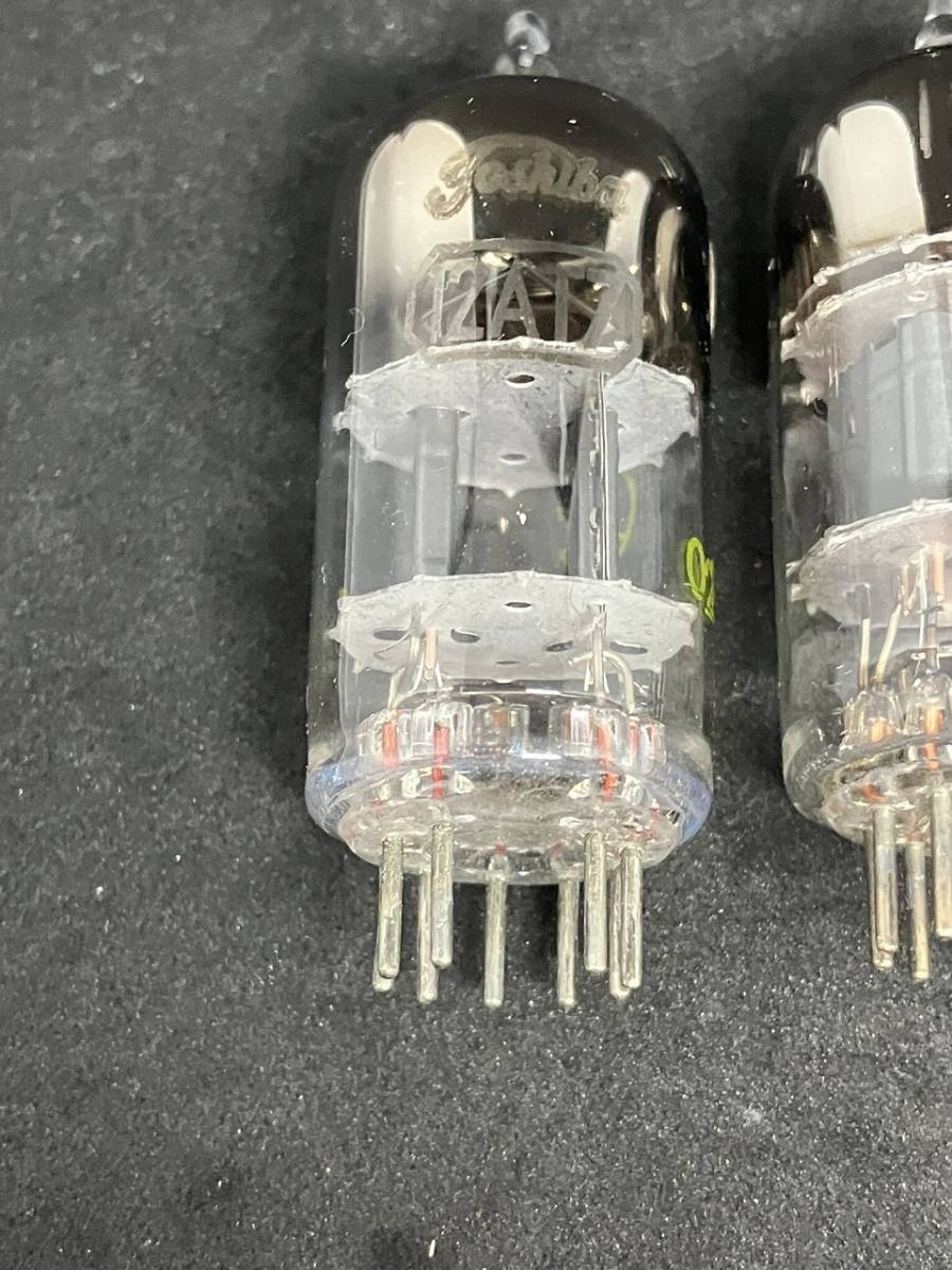 1円 希少 レア 東芝 GE 12AT7 真空管 5本 まとめ 元箱付 ヴィンテージ レトロ オーディオ 部品 動作未確認 現状品 コレクション 保管品 3