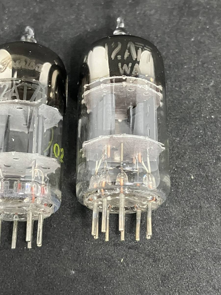 1円 希少 レア 東芝 GE 12AT7 真空管 5本 まとめ 元箱付 ヴィンテージ レトロ オーディオ 部品 動作未確認 現状品 コレクション 保管品 3