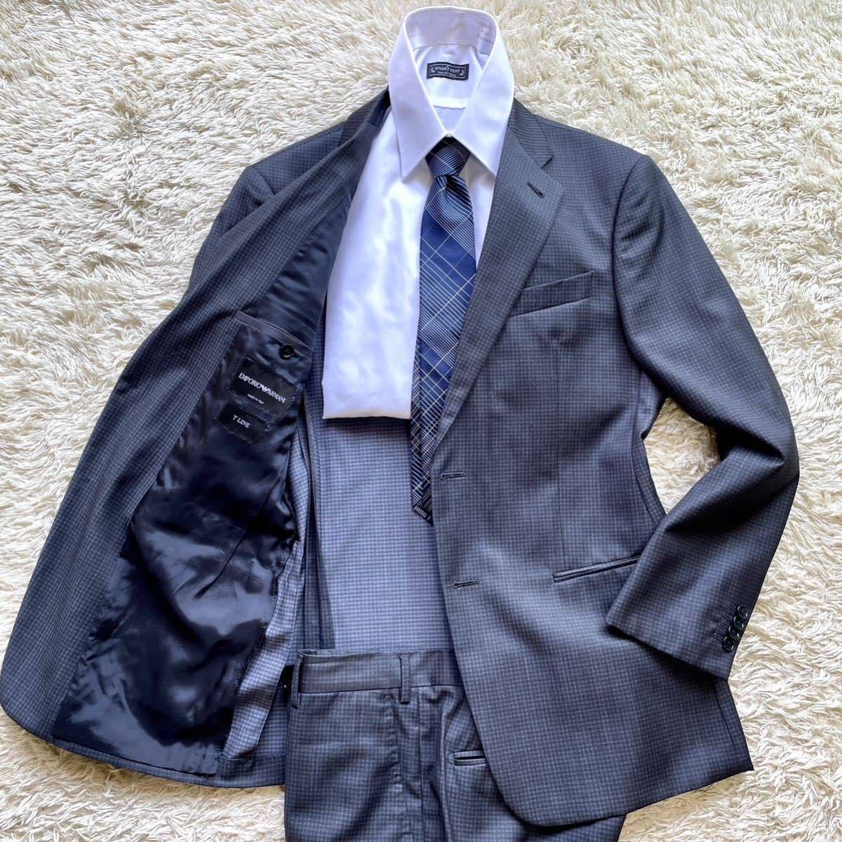 最上級黒タグ】希少L!! エンポリオアルマーニ セットアップ ARMANI T 
