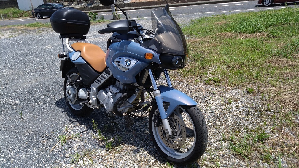 希少BMWのBIGシングル・堅牢なロータックスエンジンの軽快シティコミューター車検ロングなF650CSスカーバー売り切りです！！