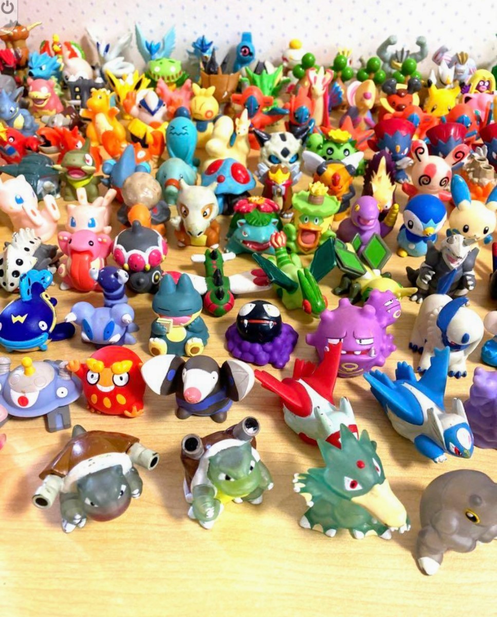 まとめて】ポケットモンスター ポケモンキッズ 指人形 180個 クリア