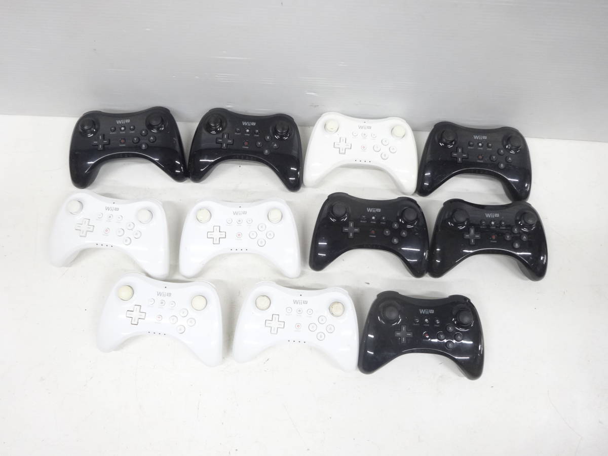 NINTENDO Wii U PROコントローラー 11個まとめ 動作未確認 Ｍ2233