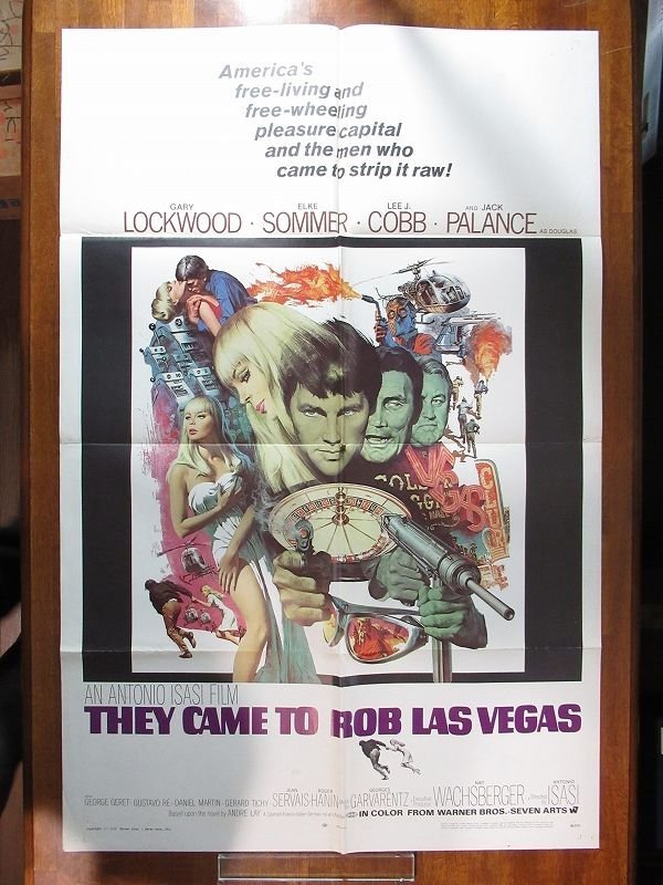 OC135/US版1sh 映画ポスター【 They Came to Rob Las Vegas 】（ラスベガス強奪作戦）監督 アントニオ・イサシ＝イサスメンディ/ORG 68/275