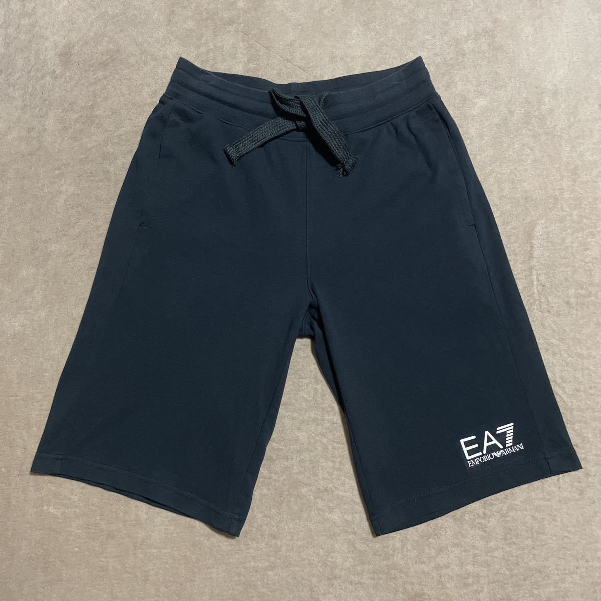 エンポリオアルマーニ ■ EA7&7ロゴ！ハーフパンツ　S〜Mサイズ相当　EMPORIO ARMANI UNDERWEAR ショートパンツ　スウェットパンツ