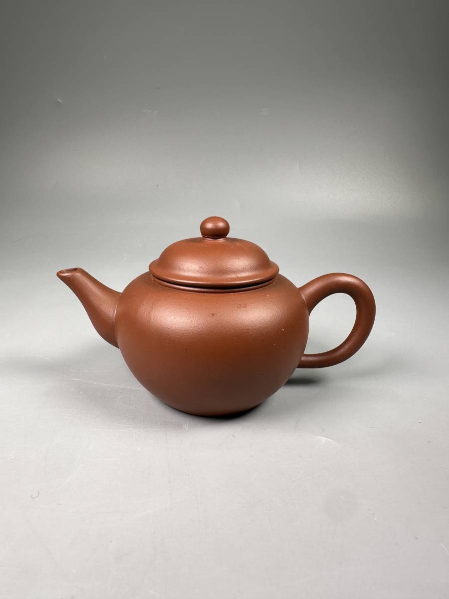 中国煎茶道具 中国宜興 宜興紫砂 茶壷 月仙 在銘 急須 唐物 時代品
