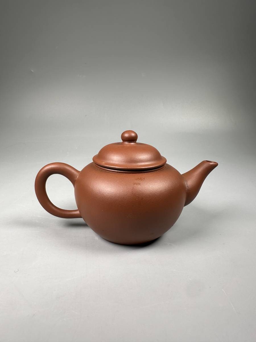 中国煎茶道具 中国宜興 宜興紫砂 茶壷 月仙 在銘 急須 唐物 時代品