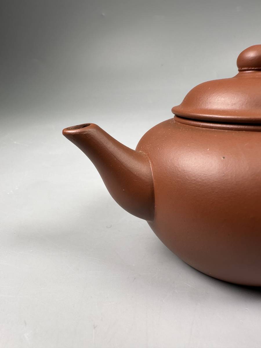 中国煎茶道具 中国宜興 宜興紫砂 茶壷 月仙 在銘 急須 唐物 時代品