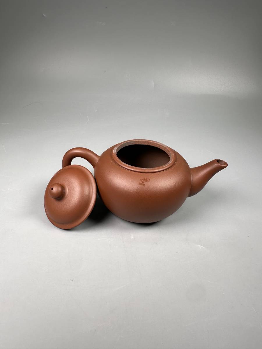 中国煎茶道具 中国宜興 宜興紫砂 茶壷 月仙 在銘 急須 唐物 時代品