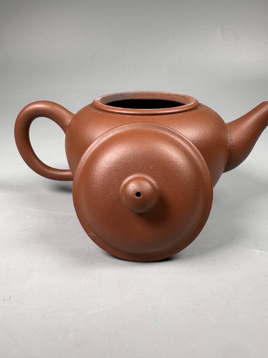 中国煎茶道具 中国宜興 宜興紫砂 茶壷 月仙 在銘 急須 唐物 時代品