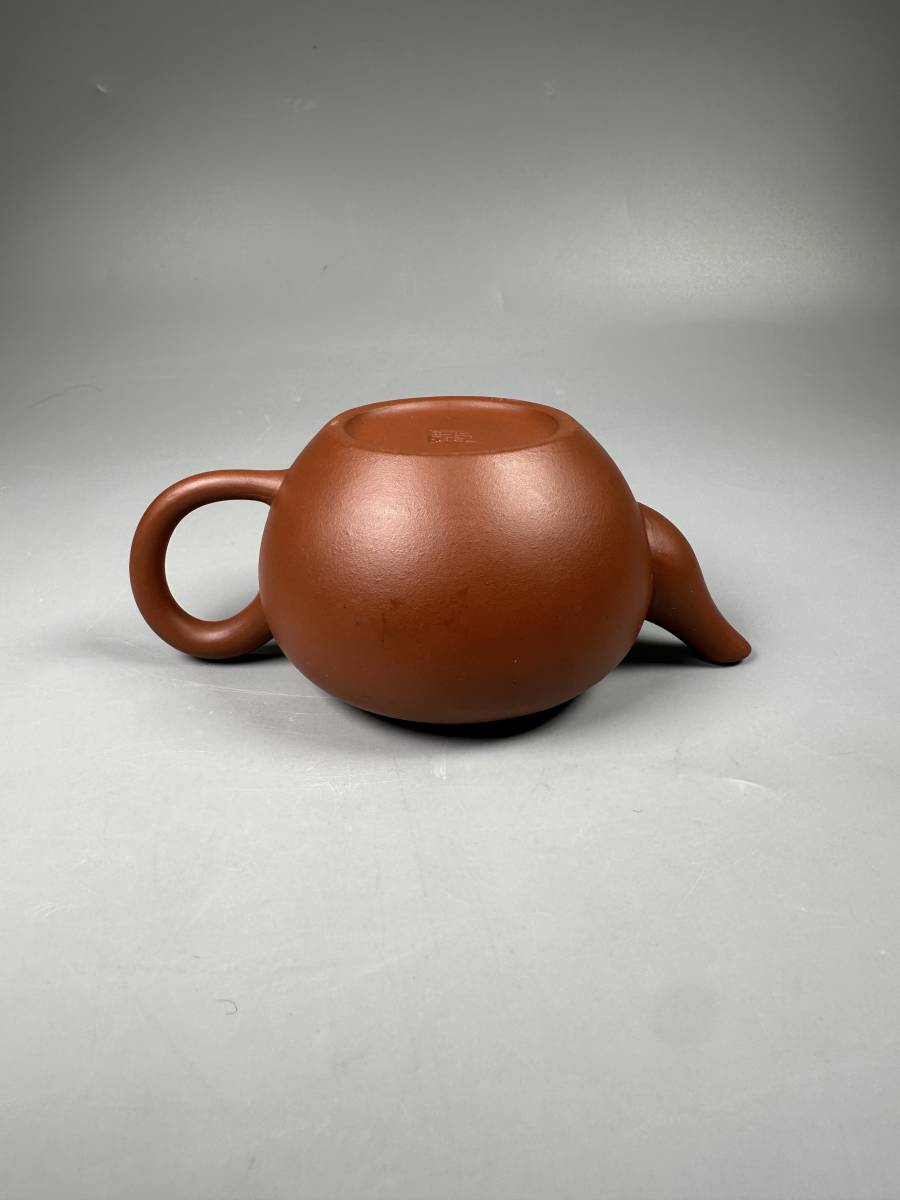 中国煎茶道具 中国宜興 宜興紫砂 茶壷 月仙 在銘 急須 唐物 時代品