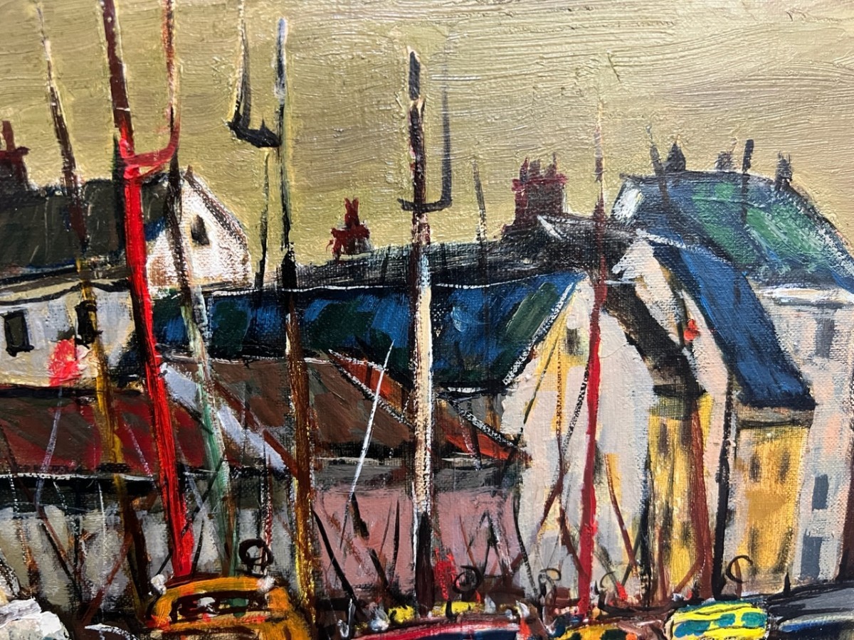 船の絵画 サイン入り 【公式通販】
