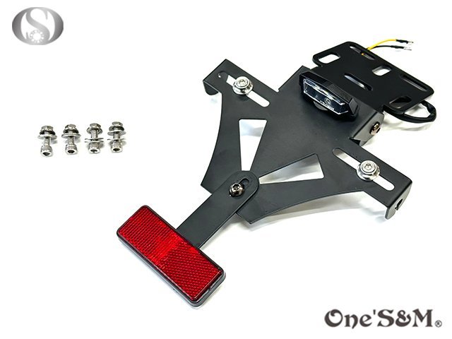 フェンダーレスキット ナンバー灯 T6-26BK リフレクター ウィンカー用
