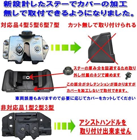 East field リアゲート開閉アシストグリップ ハイエース200系