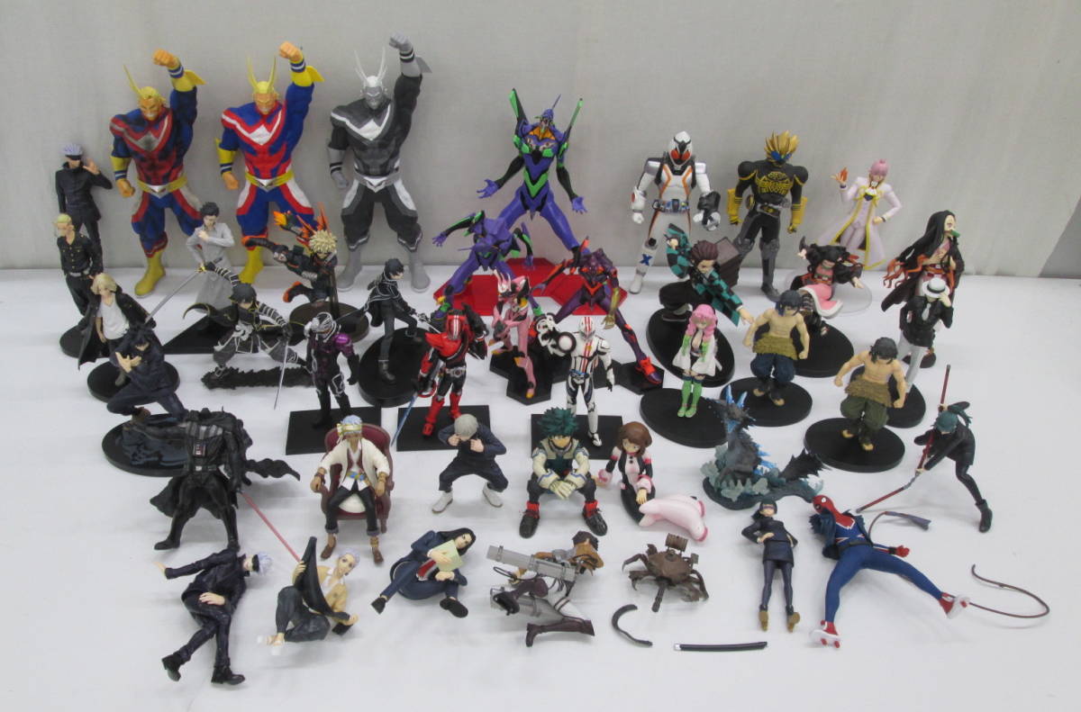 T0719-2A/ 箱なし アニメ 色々 フィギュア 42体 まとめ ヒロアカ  