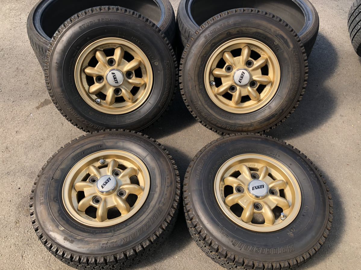 希少　ENKEI10インチホイールpcd110 イチオシ】ENKEI 10インチホイール 4 1/3-B×10 E40 PCD110 4穴 ハブ径