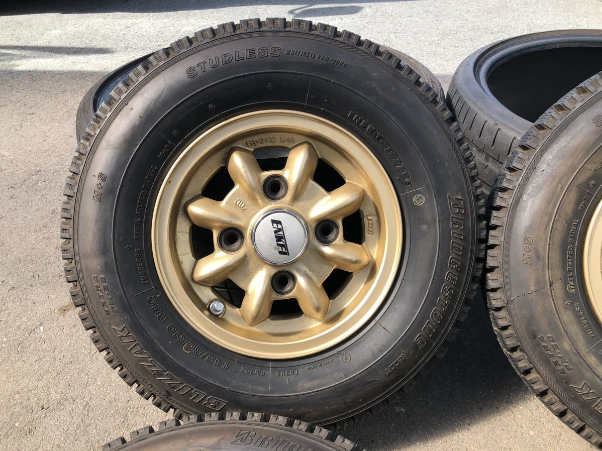 イチオシ】ENKEI 10インチホイール 4 1/3-B×10 E40 PCD110 4穴 ハブ径