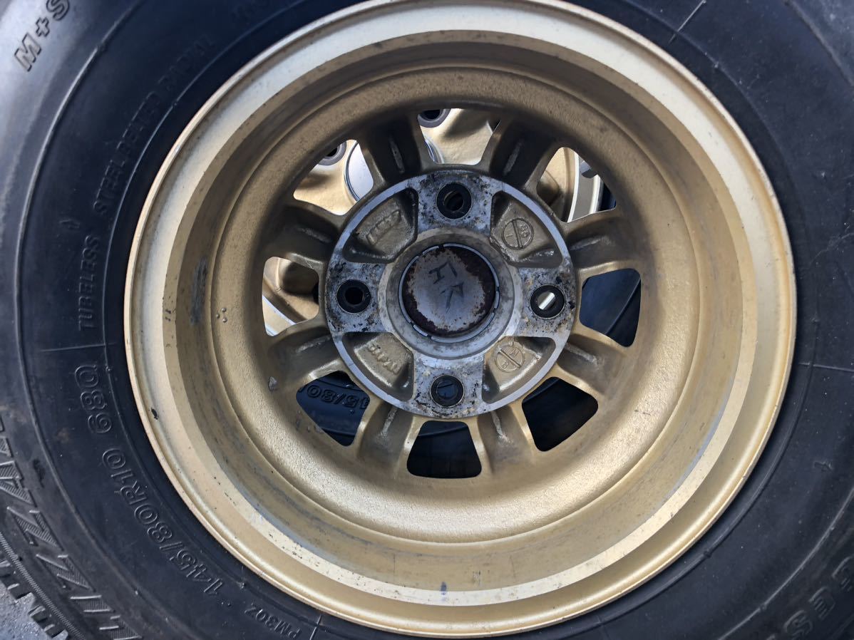 イチオシ】ENKEI 10インチホイール 4 1/3-B×10 E40 PCD110 4穴 ハブ径 