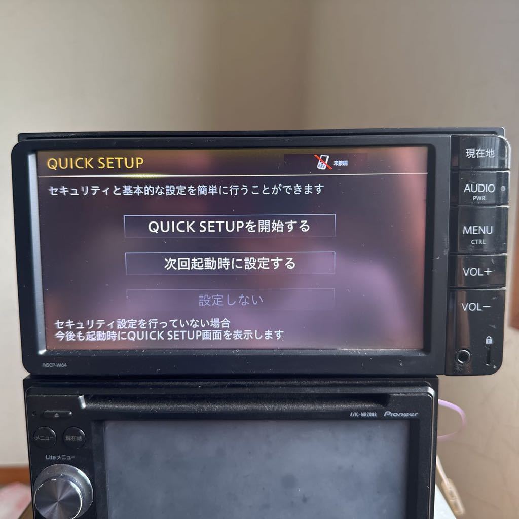 NSCP-W64 トヨタ純正 SDナビ メモリーナビ 動作確認済み Bluetooth 7