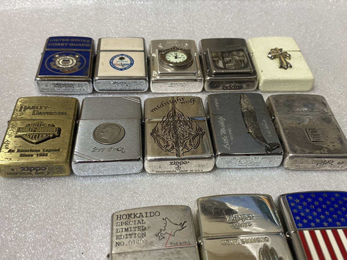 ☆『同不可』☆ZIPPO ジッポライター オイルライター まとめ53個中古品  