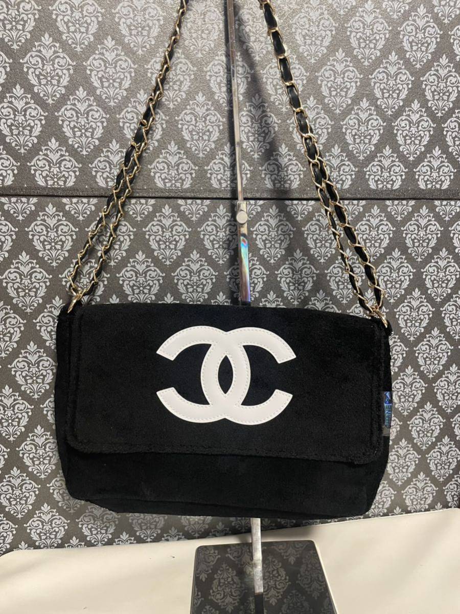 CHANEL チェーン ショルダーバッグ パイル ココマーク ノベルティ 新品