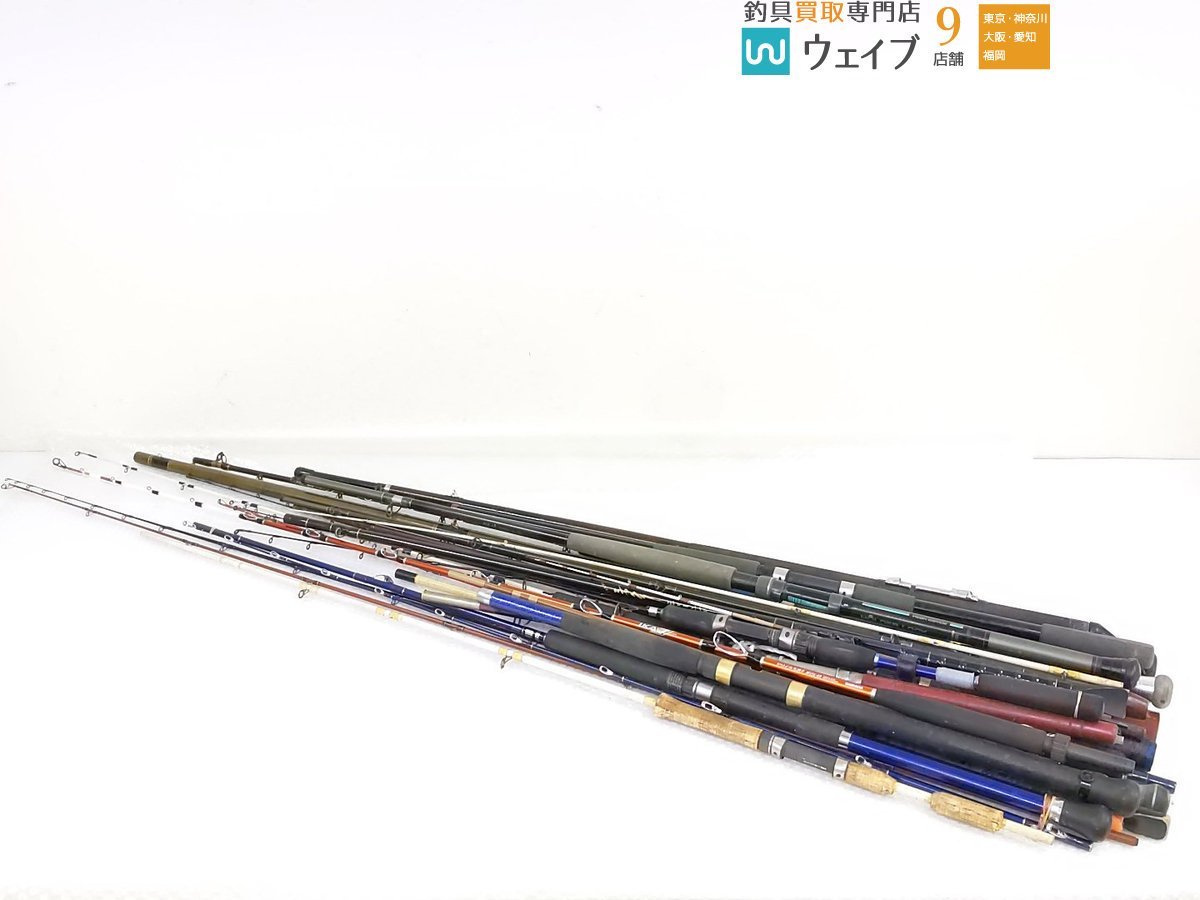 ダイワ PM 潮流 真鯛 50‐330、シマノ イカセブン 他 船竿 など ジャンク竿 大量セット ジャンク品