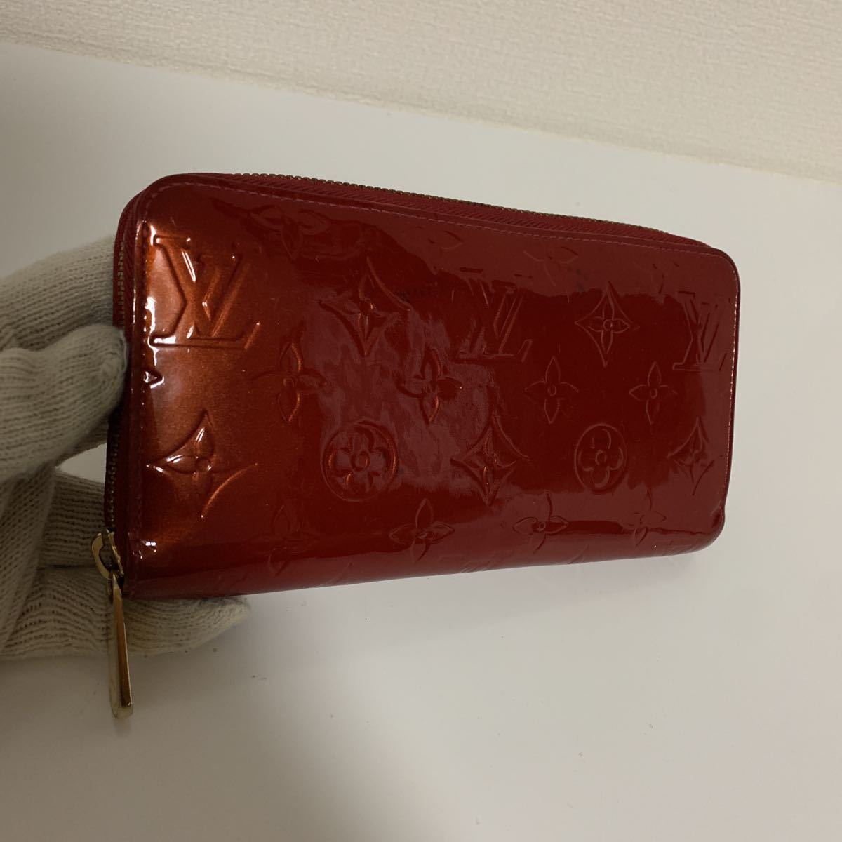 ジッピーウォレット ルイヴィトン 長財布 ヴェルニ LOUIS VUITTON 