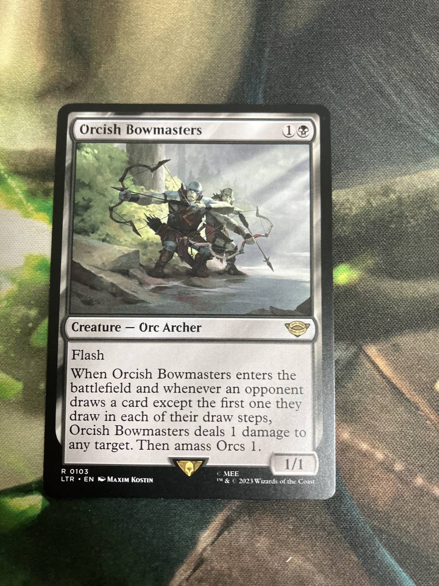 オークの弓使い 英語 MTG オークの弓使い 英語foilボーダーレス4枚