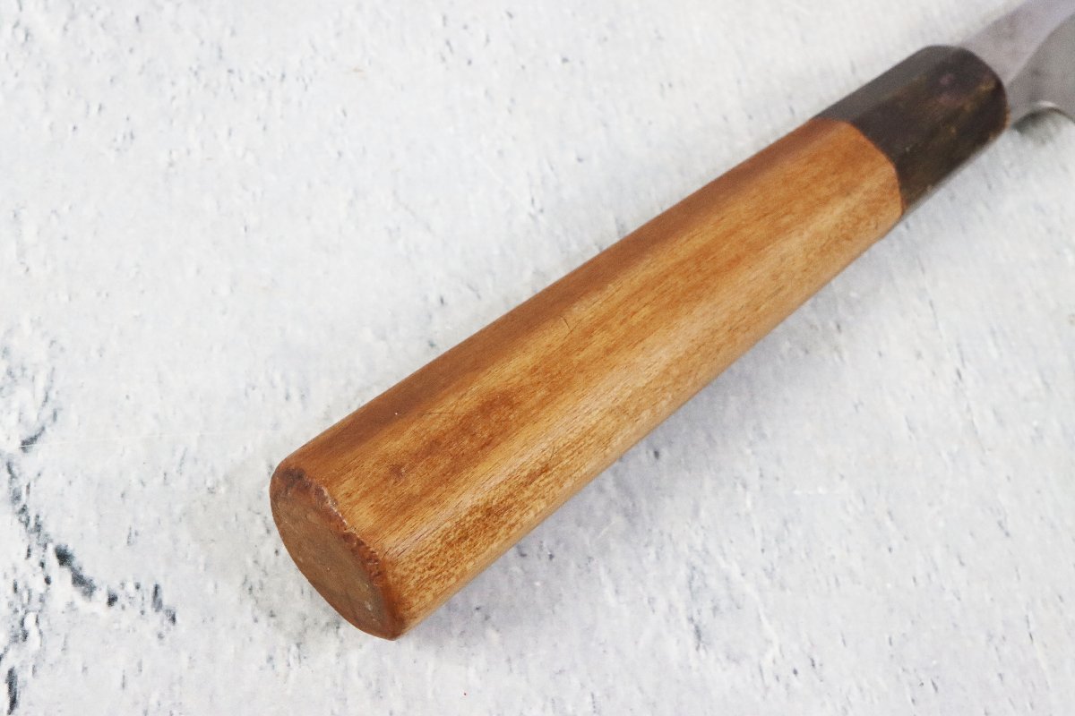 包丁 源泰邦？ てつ 本焼 全長：約38.7cm 刃長：約24.3cm 刃渡り：約