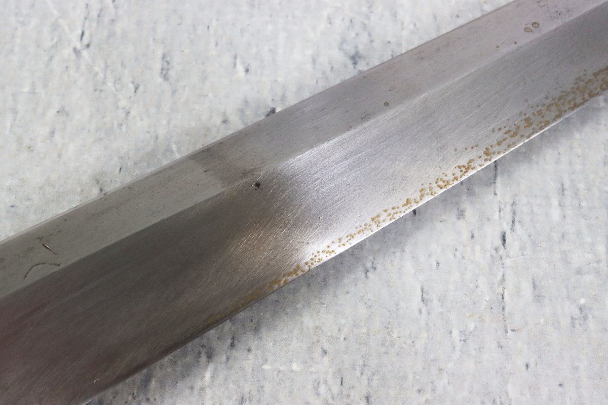 包丁 源泰邦？ てつ 本焼 全長：約38.7cm 刃長：約24.3cm 刃渡り：約