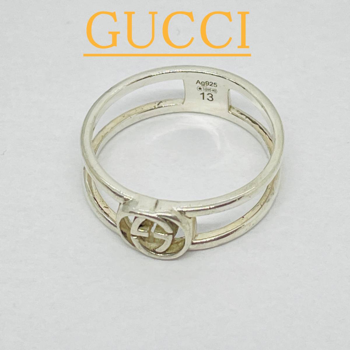 HOT，豊富な 極 GUCCI グッチ リング インターロッキングG シルバー(シルバー)｜売買されたオークション情報、yahooの商品情報をアーカイブ公開 - オークファン シルバー