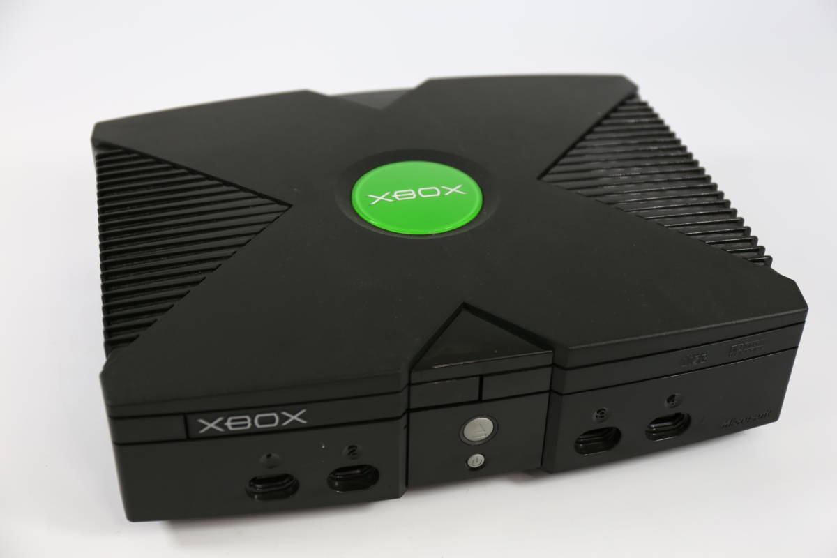 管071826/1円から/Microsoft 初代 XBOX 本体 F23-00066 DVD再生キット 