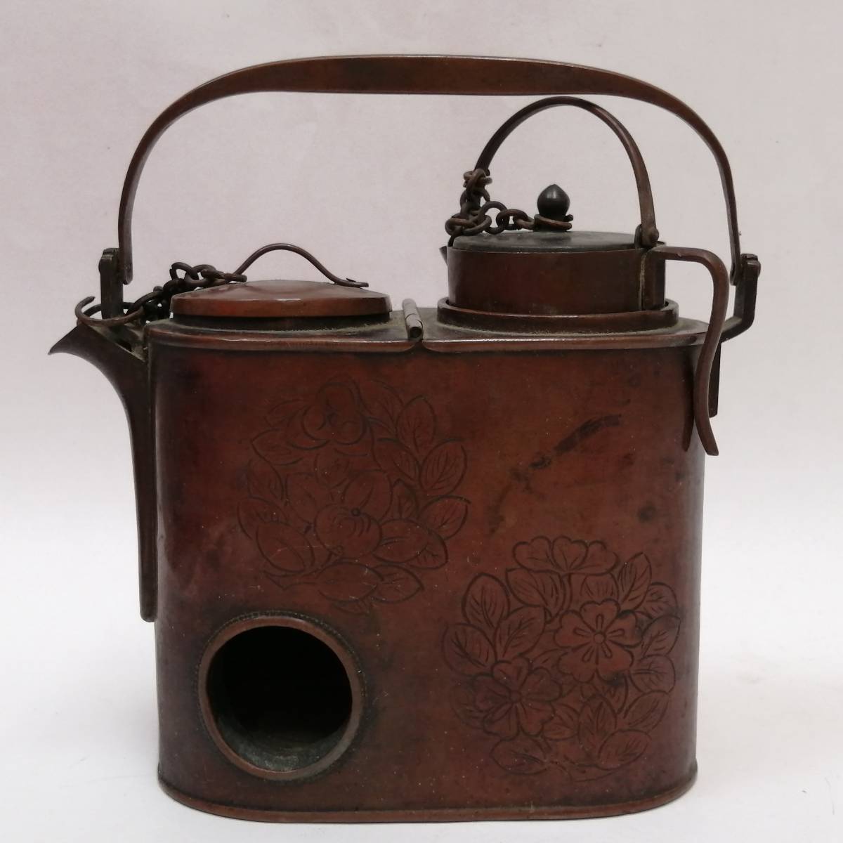 酒燗器 燗銅壺 - 銅製 | 熱燗器 古銅酒燗器 時代物 酒