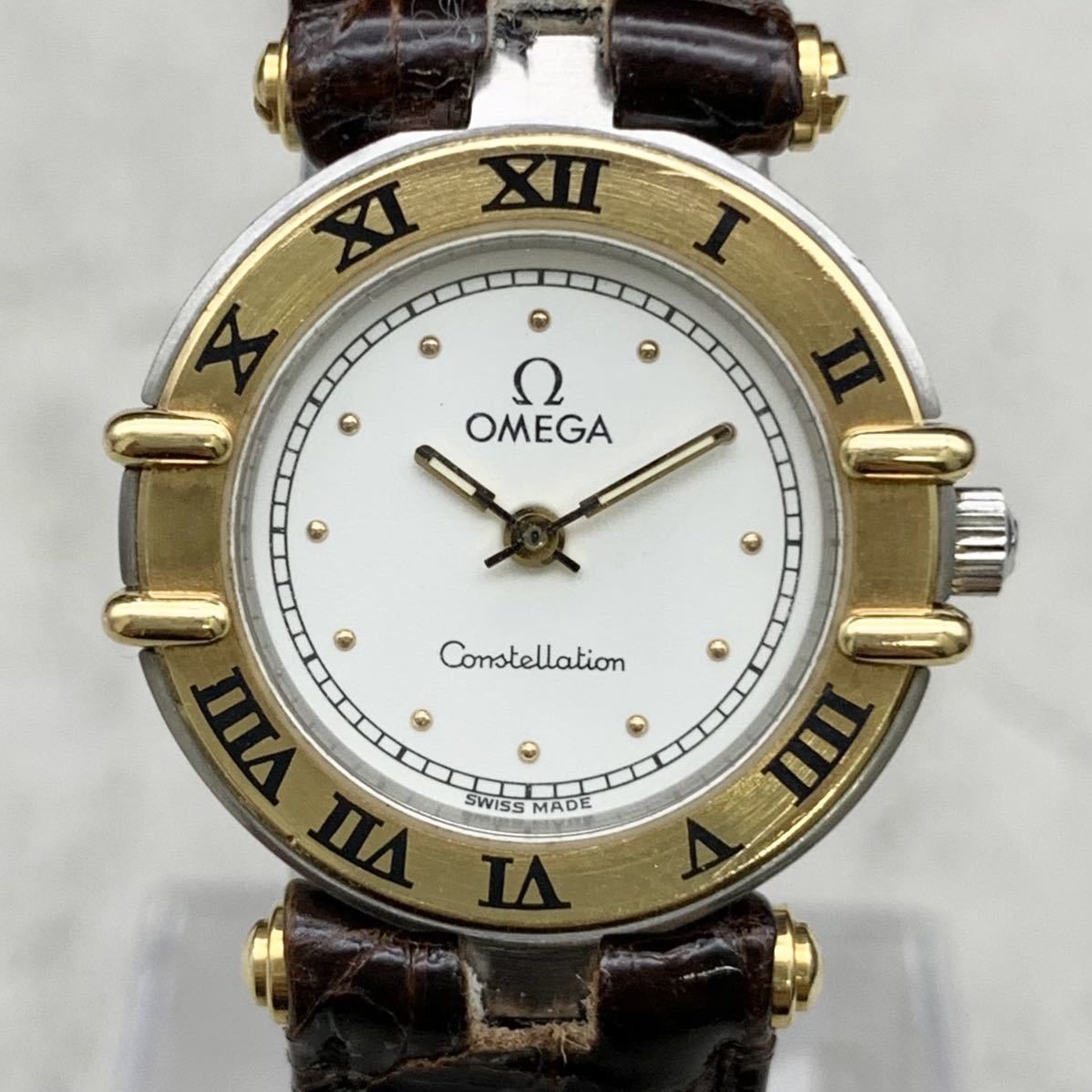 FN9219T【電池交換済み】OMEGA オメガ Constellation コンステ 