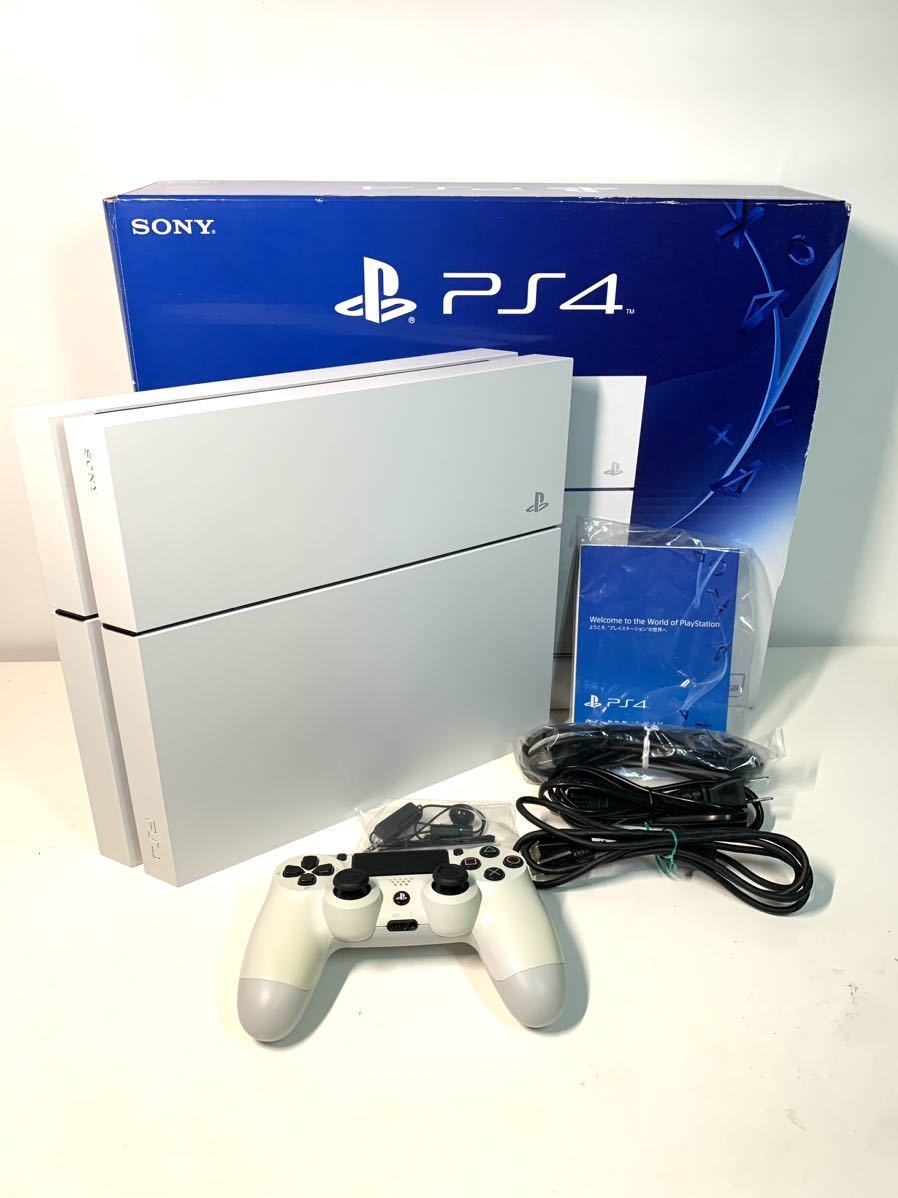 FW9.00以下 FW7.50 SONY PlayStation4 PS4本体 ホワイト CUH-1200A 