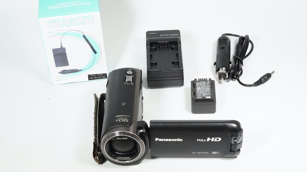 通電動作確認済み】☆Panasonic ビデオカメラ HC-W570M☆デジタル