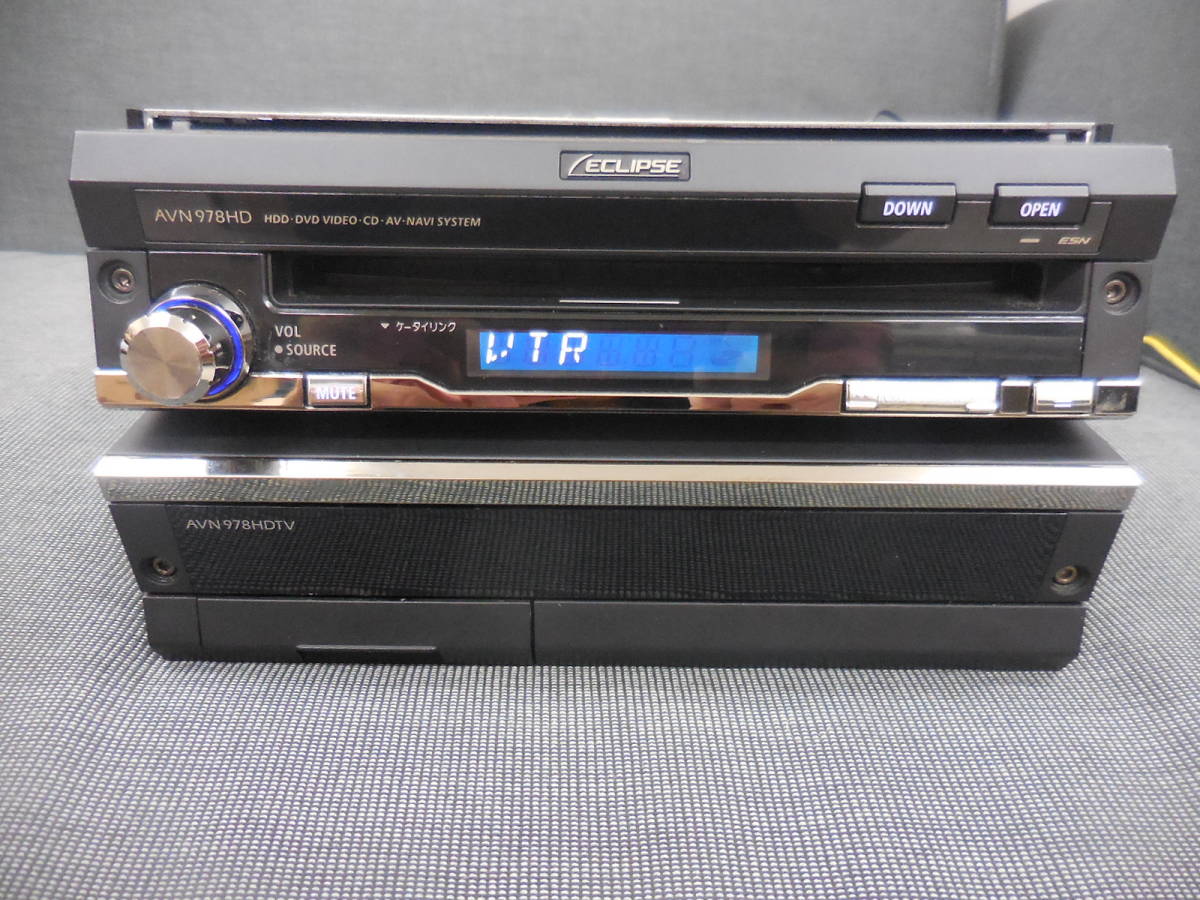 ECLIPSE イクリプス 1DIN インダッシュタイプ HDDナビ AVN978HD 