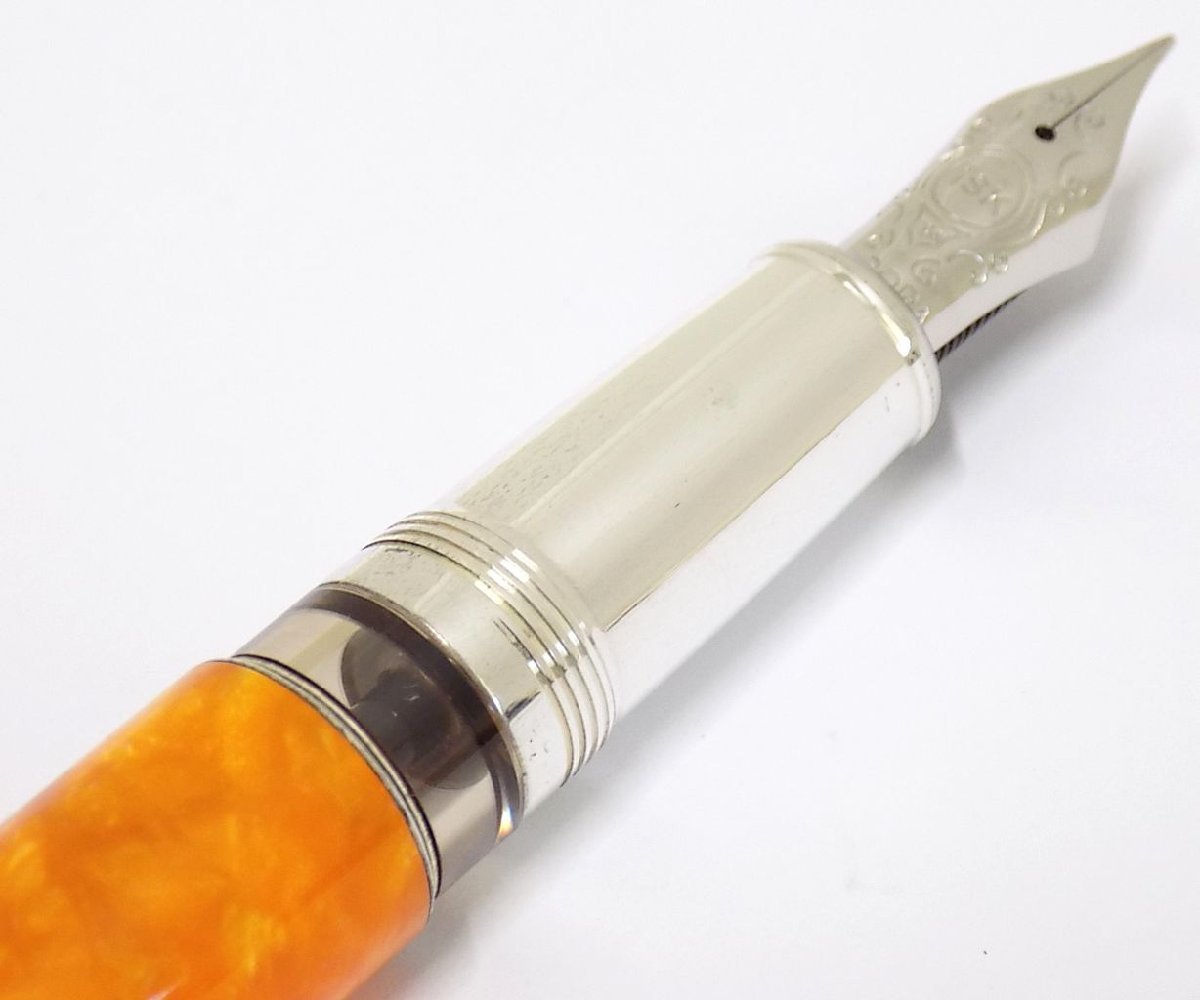 万年筆 アウロラ マーレ イオニア ペン先F 万年筆 アウロラ