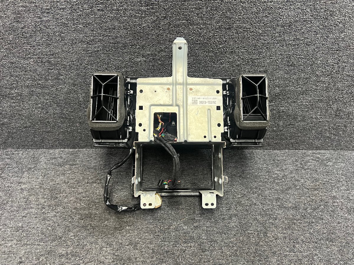 9533】CPV35◇スカイラインクーペ 純正 2DINオーディオ・エアコン 