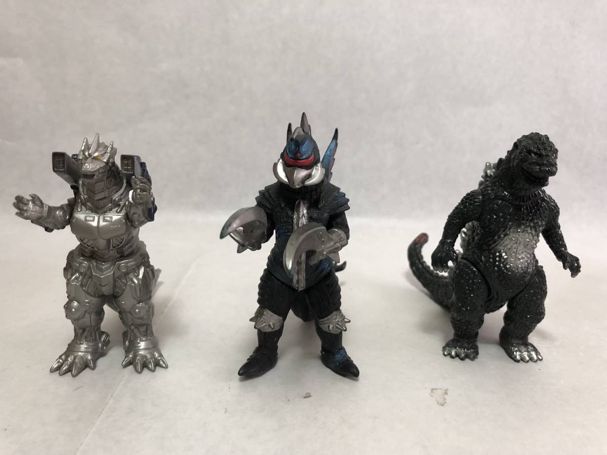 開封品 ゴジラ キングギドラ メカゴジラ ガイガン アンギラス ソフビ 
