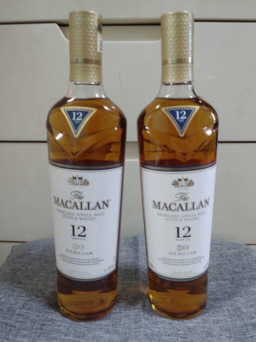 マッカラン１２年　ダブルカスク　７００ml ２本セット
