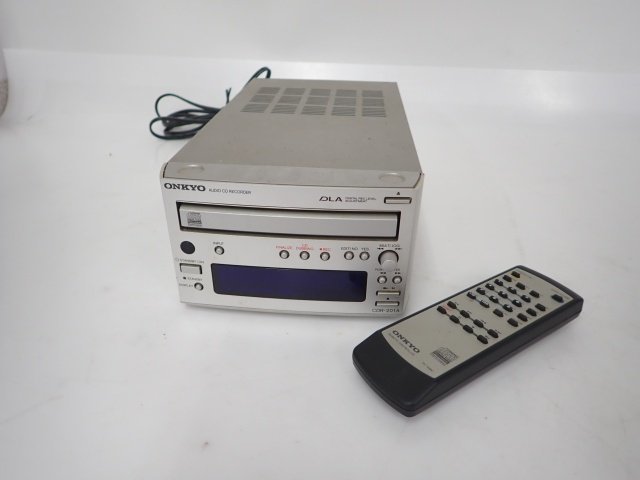 マ*サ様 ONKYO CDR-201A CDレコーダー リモコン付き ONKYO CDR-201A 小型CDレコーダー/コンパクトCDデッキ リモコン付き