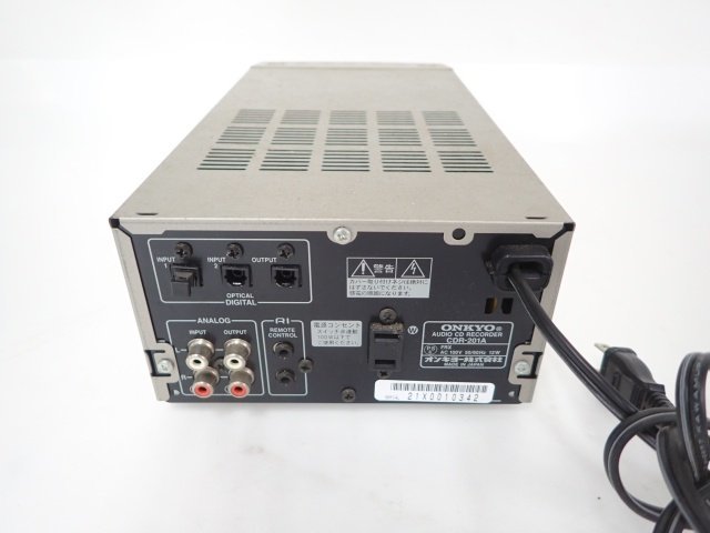 マ*サ様 ONKYO CDR-201A CDレコーダー リモコン付き ONKYO CDR-201A 小型CDレコーダー/コンパクトCDデッキ リモコン付き