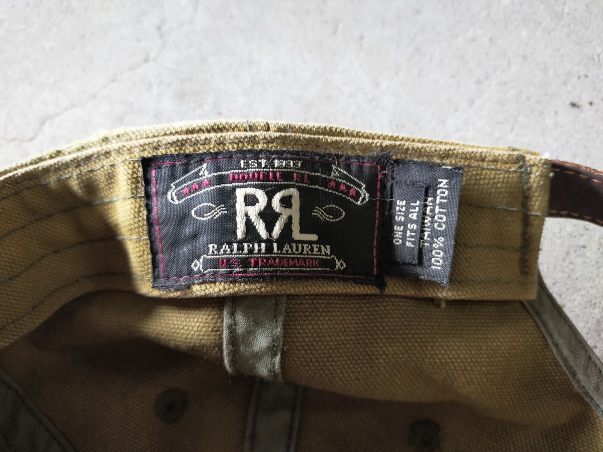RRL 三ツ星 RL 90s ラルフローレン キャップ Double トラッカー